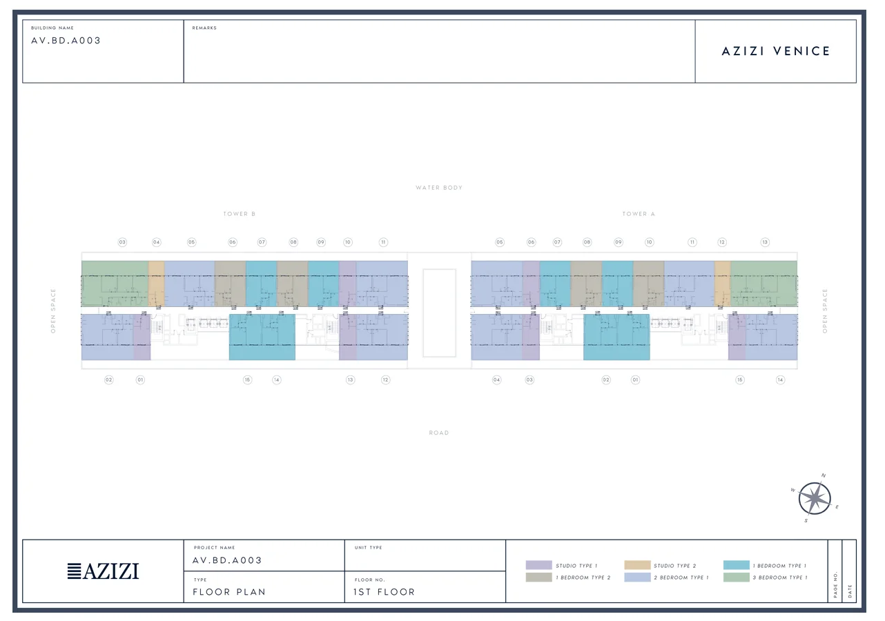 Azizi Venice Floor Plan