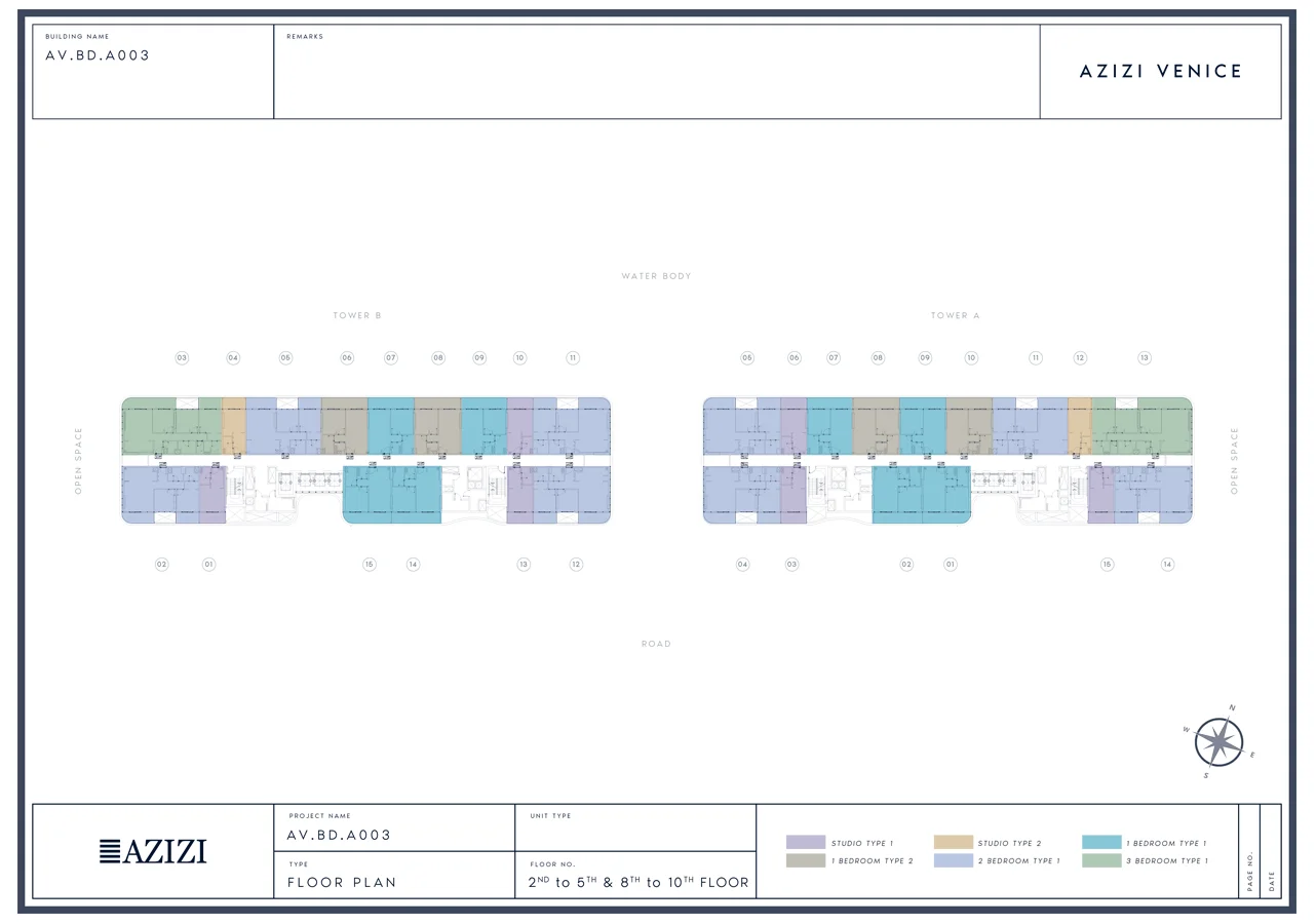 Azizi Venice Floor Plan