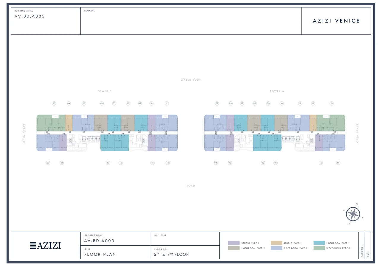 Azizi Venice Floor Plan