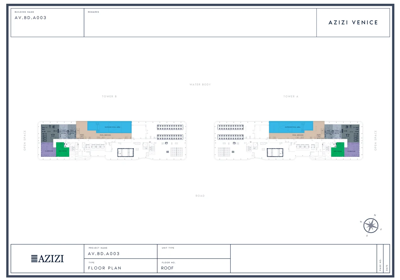 Azizi Venice Floor Plan