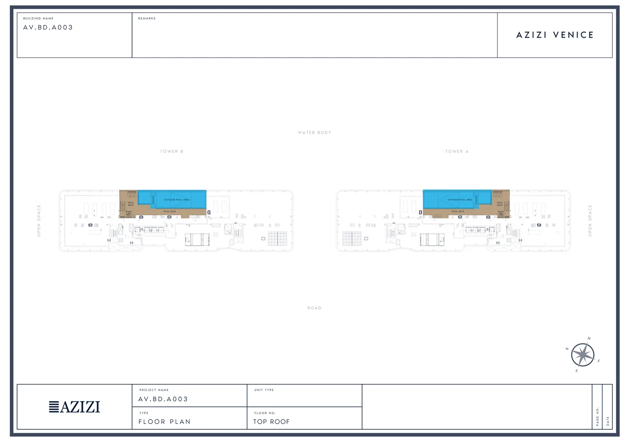 Azizi Venice Floor Plan